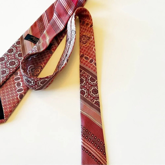 Brooks‎ Brothers Pink Mauve Silk Tie Irregular - Picture 7 of 9